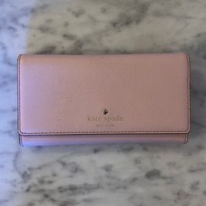 Kate Spade wallet - baby pink
